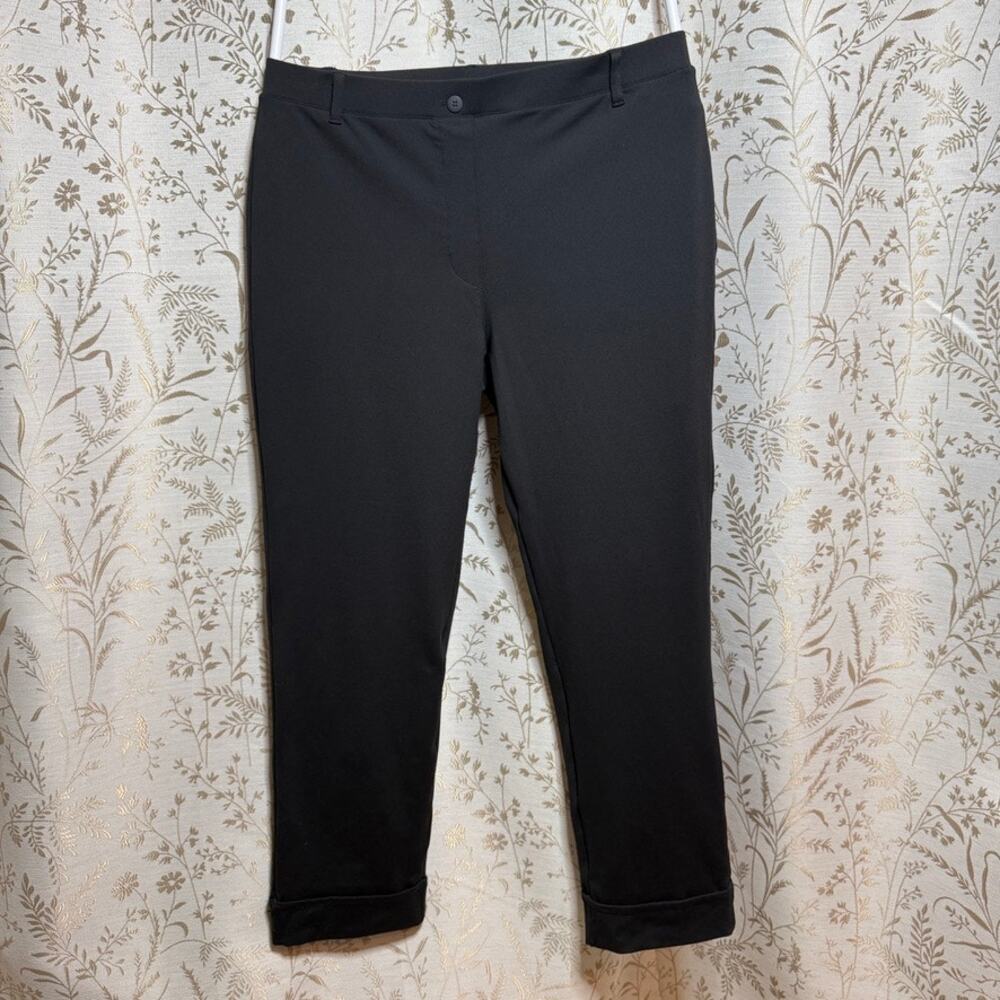 Yogipace Cropped Yoga Dress Pants Womens XL Academia Professional Minimalist